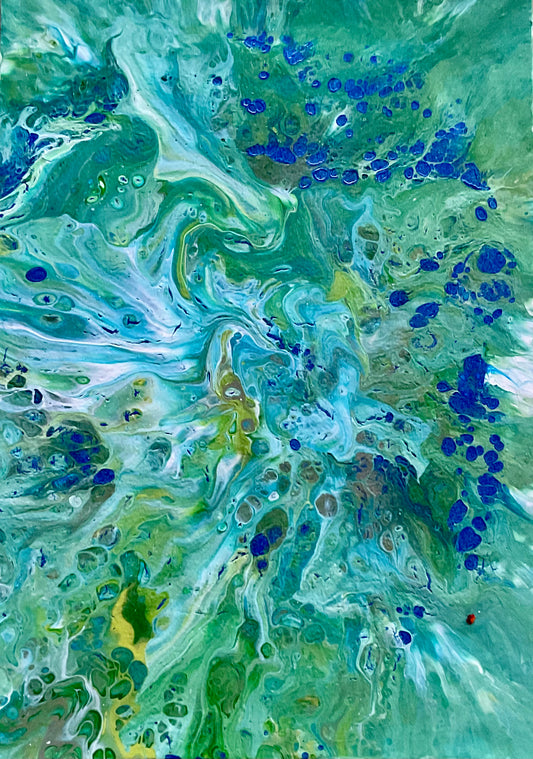 Acrylic pouring