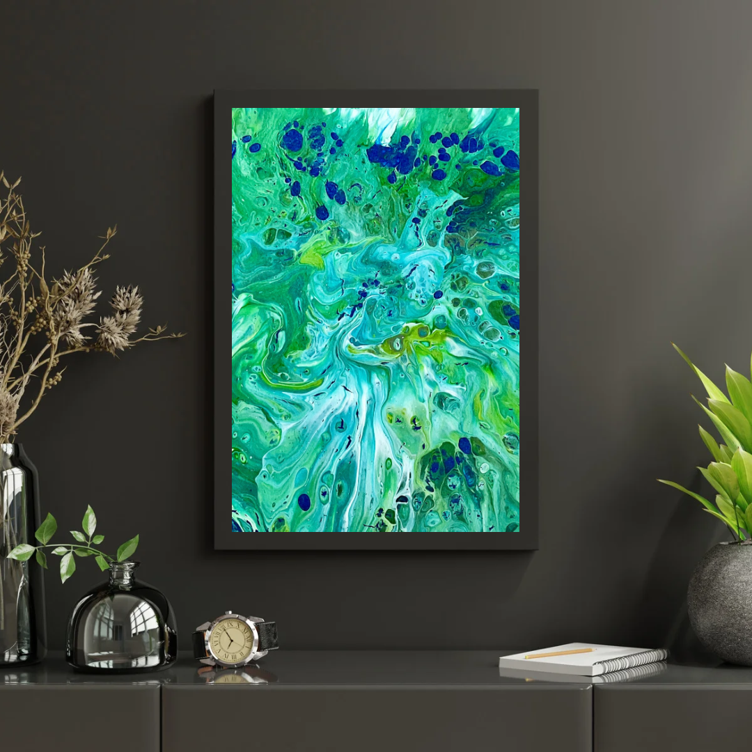 Acrylic pouring